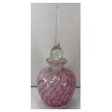 HAND BLOWN GLASS PERFUME BOTTLE