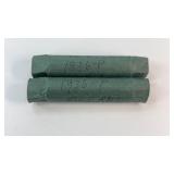 (2) ROLLS OF BUFFALO NICKLES "80"