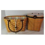 LARGE SADDLEBROOK BASKET & LARGE PURSE