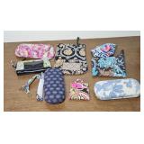 (9) VERA BRADLEY: COIN PURSES, GLASSES CASES &