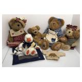 (5) BOYDS BEAR PLUSH BEARS & (1) BOYDS BEAR DUCK