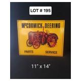 McCormick Deering Sign 11x14