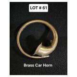 Brass Car Horn (circular shape)