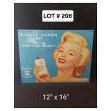 Marilyn Monroe Lustre Creme Shampoo Sign 12x16