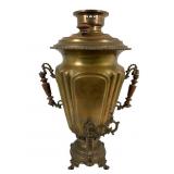 Antique Brass & Copper Russian Samovar