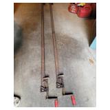 2 Large Metal Clamps