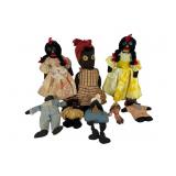 Black Americana Folk Art Dolls