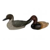 2 Signed Duck Decoys