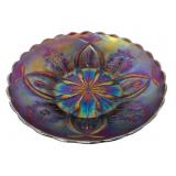 Purple Four Flowers Ice Cream Bowl