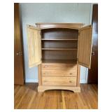 Modern oak wardrobe