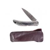 Al Mar Floral Scales Folding Knife