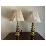 Two brass Stifflel Lamps