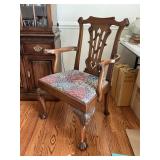 Mahogany Chippendale Style Armchair