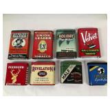 8 Vintage Tobacco Tins