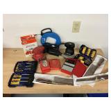 Tools, Drillbits, Three Saws, Clamp