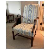 Upholstered armchair by Hickory Chair Company. 42