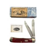 CASE XX Pocket Worn Trapper Knife Boxed 6254SS