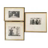 3 Herman Berserik Etchings