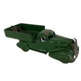 Marx Small Green Pressed Steel Dump Truck