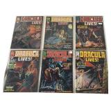 Curtis Dracula Lives! 6 Issue Lot 1974-75