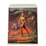 Signed Boris Vallejo Alpnu Poster Card Print 1989