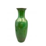 Antique Qing Dynasty Apple Green Crackle Glaze