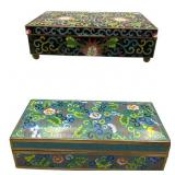 Vintage Enamel Cloisonnï¿½ Boxes