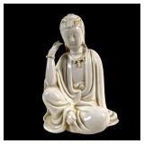 Blanc de Chine Porcelain Quanyin Figure