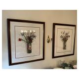 2 Framed Japanese Prints