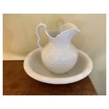 Ironstone Pitcher & Bowl/ Basin Set