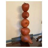 Orange Gourd Sculpture