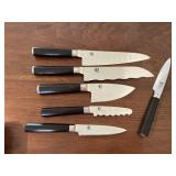 7 Shun Ken Chef Knives