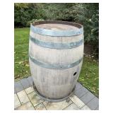 Large Wooden Wine Barrel