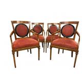 Set of four Minton Spidell armchairs