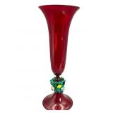 TALL Venetian/ Murano Style Art Glass Vase