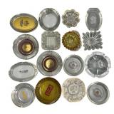 Collection Of Vintage Casino/ Glass Ashtrays