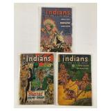 Fiction House Indians Nos.1. 2. 9. 1950-1951