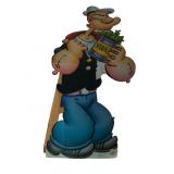 Huge Life-Sized Popeye Cardboard Standie 1993