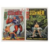 Marvel Sub-Mariner Nos.12 & 13 VF 1968 Origin SC+