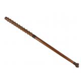 Tetsubu Brass Knobbed Wooden Club Stick