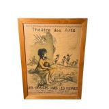 Framed Thï¿½ï¿½tre des Arts Poster