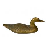 Vintage Brass Duck Figurine