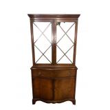 Mahogany Lighted China cabinet