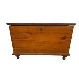 Antique dovetailed blanket chest