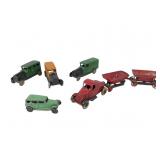 Early Tootsietoys Cars & Mack Ore Train