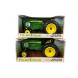 2 Ertl John Deere Field of Dreams Farm Tractors