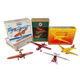 4 Boxed Gas Station Diecast Airplanes