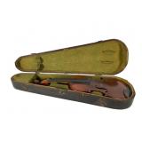 Old Violin & Wooden Case