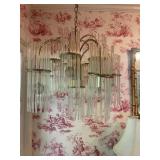 Lightolier Co. Crystal Chandelier