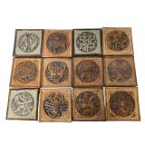 12 Zodiac Tiles